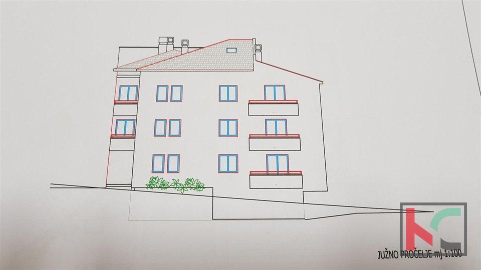 Pula, Šijana apartment on the ground floor of 63m2 in new building