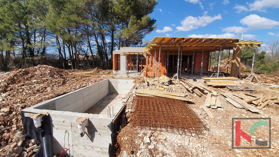Istria, Juršići, house in a new building 160m2 on 664m2 garden, superbly equipped