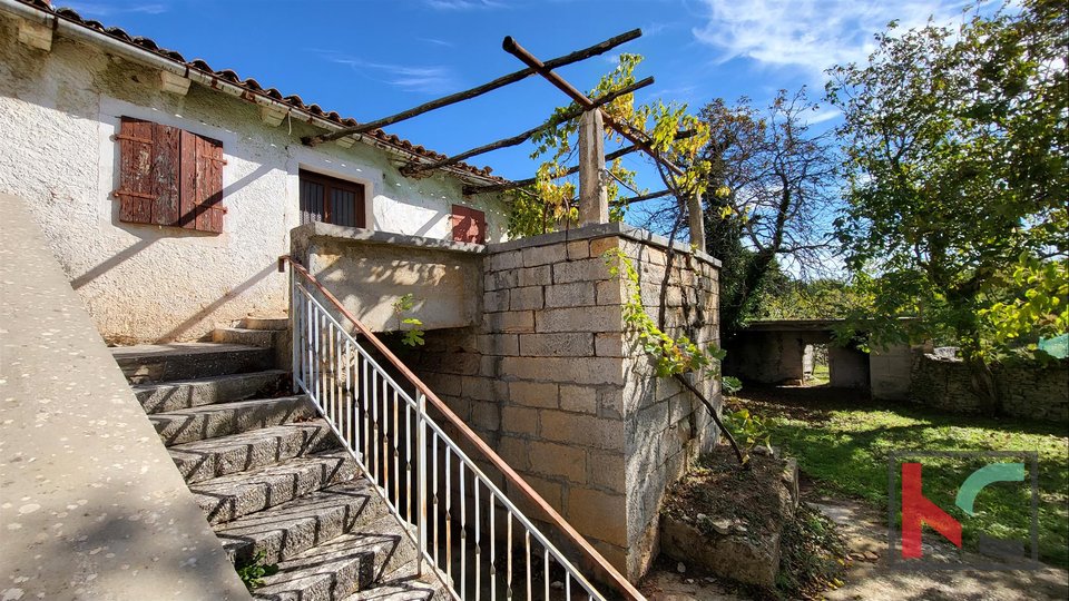 Istria, a rare detached Istrian stone old house on 687m2 garden, near Rovinj