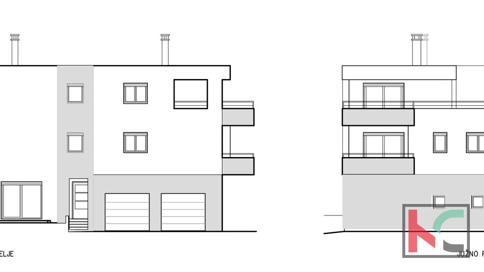 Pula, Veli Vrh, appartamento con tre camere da letto in un nuovo edificio