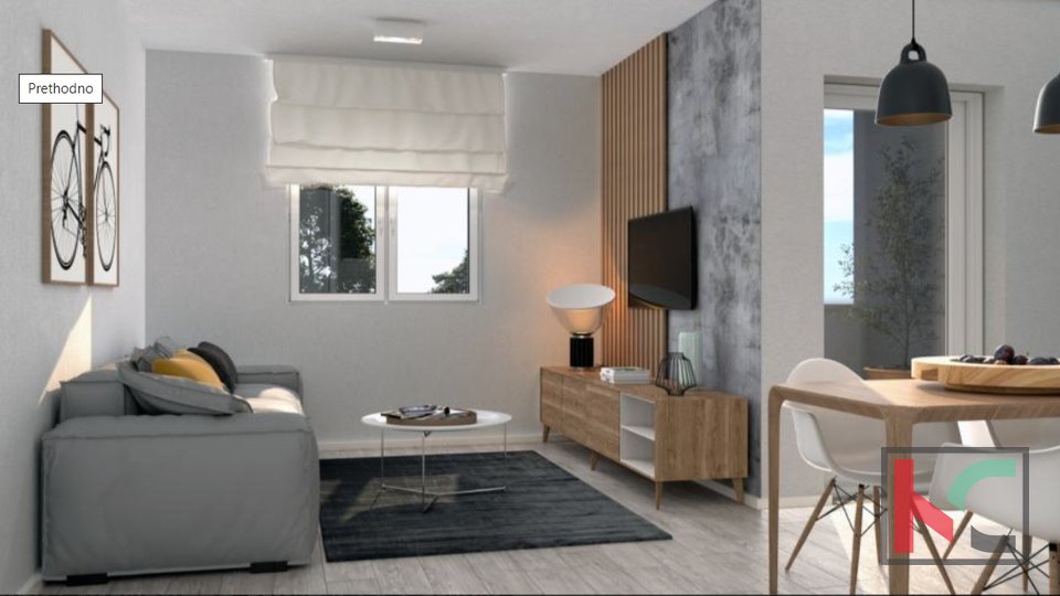 Istria, Peroj, apartment 47.45 m2 quality urban apartment with beautiful sea views
