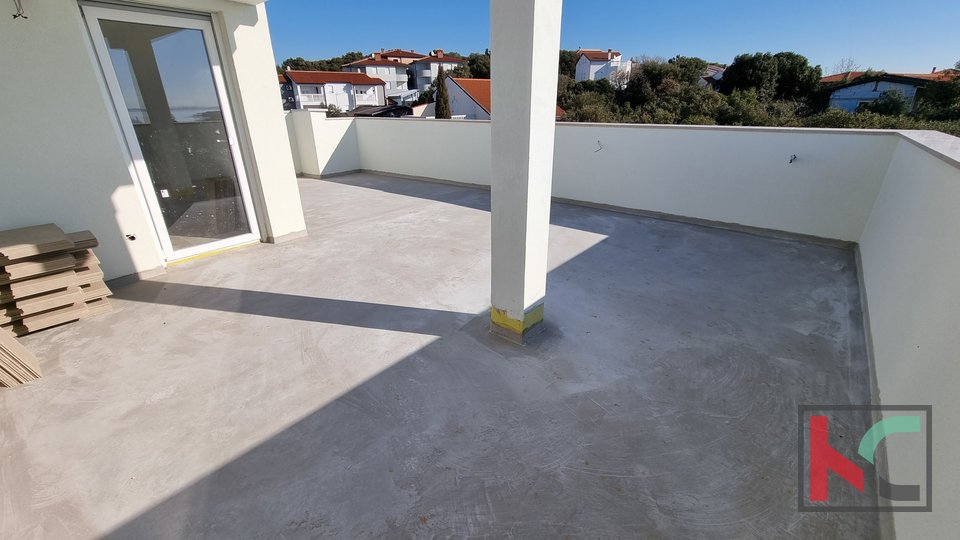 Istria, Barbariga, house 154.09 in a new building with sea view