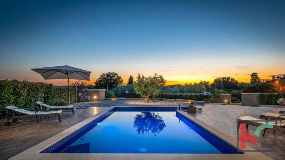 Istrien, Prodol, exklusives Einfamilienhaus mit Nebengebäude und Swimmingpool