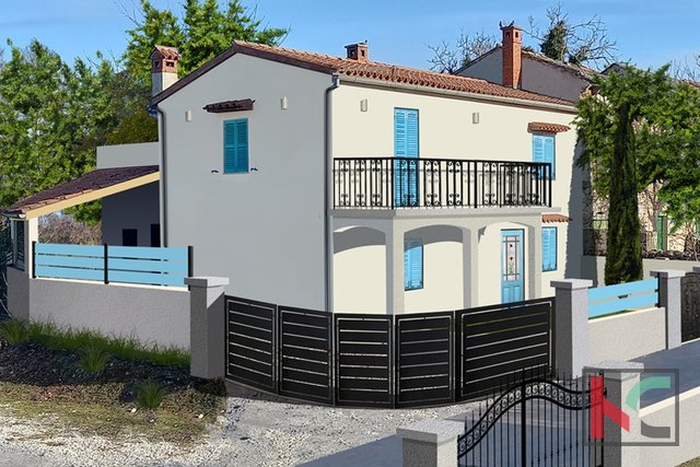 Istrien, Svetvincenat, Jursici, renoviertes Steinhaus mit Pool und gepflegtem Garten