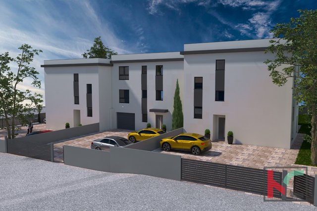 Istria, Medulin, appartamento con due camere da letto 88 m2 in un nuovo edificio