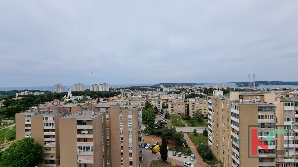 Pula, Vidikovac stan 69m2 s panoramskim pogledom na more I EKSLUZIVNA PRODAJA