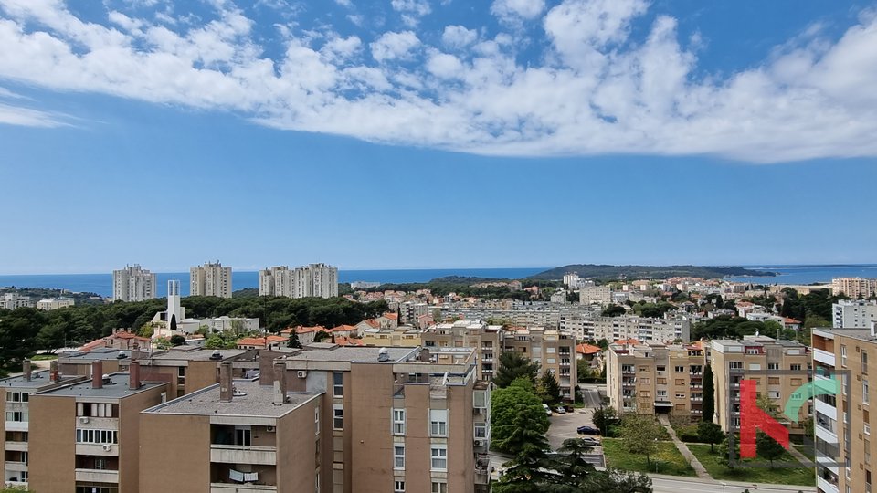 Pula, appartamento Vidikovac 69m2 con vista panoramica sul mare E VENDITA ESCLUSIVA