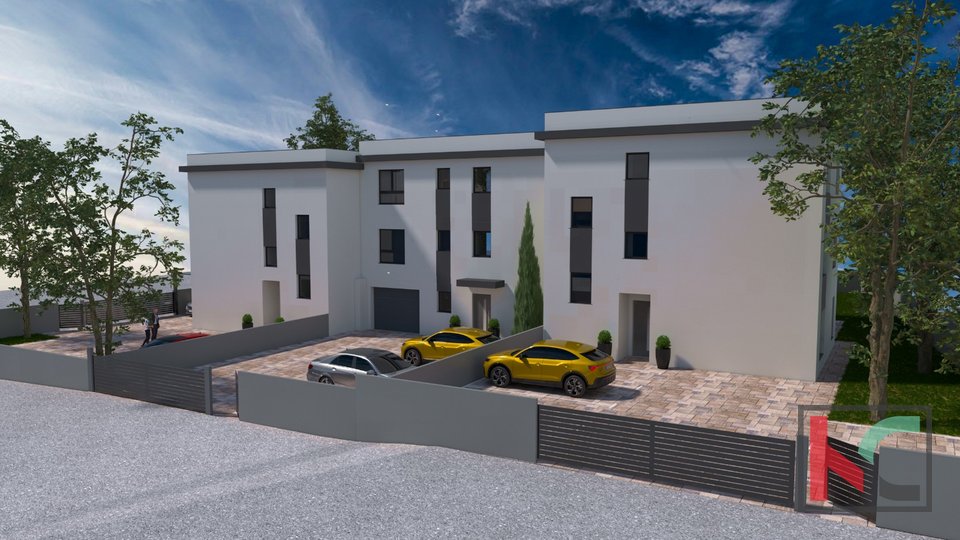 Istria, Medulin, appartamento con due camere da letto 89m2 in un nuovo edificio
