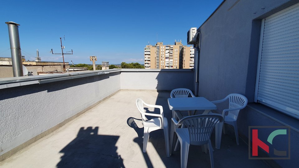 Pula, Vidikovac, appartamento 30.94m2 con balcone in ottima posizione