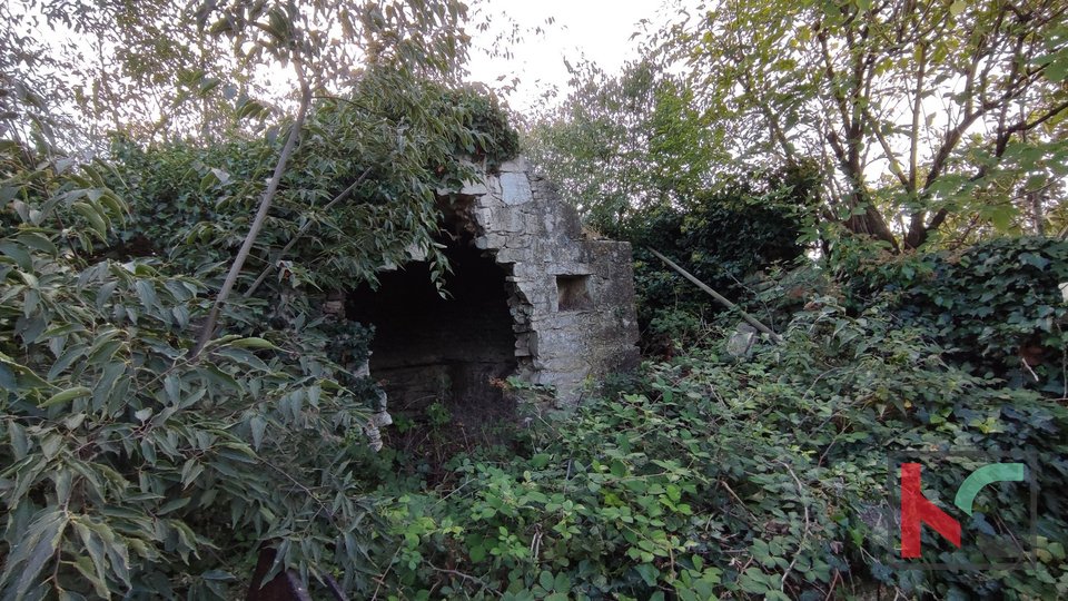 Istra, Vodnjan, Peroj, kamena ruševina za obnovu sa okućnicom 385m2, nedaleko Fažane, prilika za investiciju