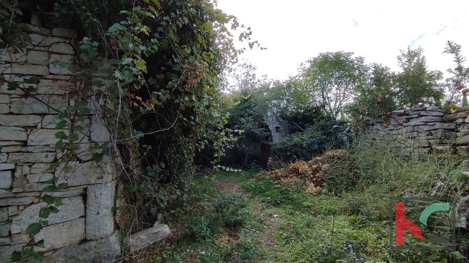 Istra, Vodnjan, Peroj, kamnita ruševina za obnovo z vrtom 385m2, nedaleč od Fažane, investicijska priložnost
