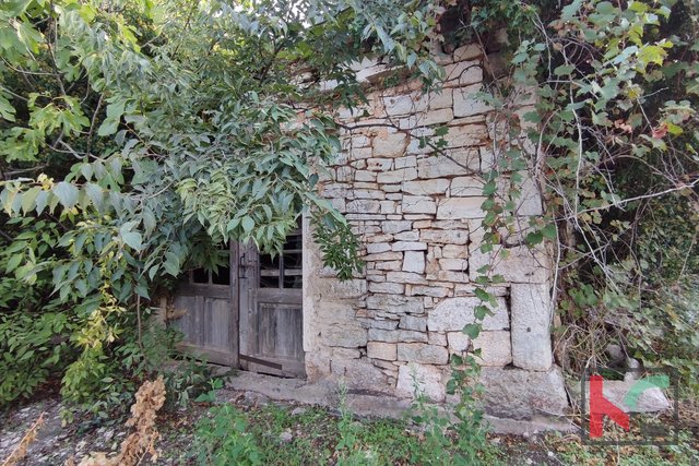 Истрия, Воднян, Перой, каменные руины под ремонт с садом 385м2, недалеко от Фажаны, инвестиционная возможность