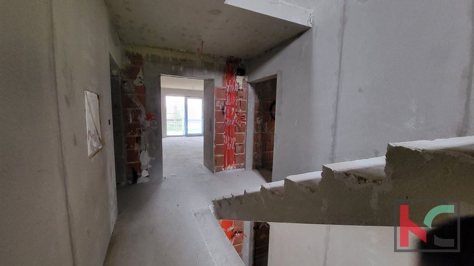 Istra, Kanfanar, stan 52,50m2 u novogradnji, 2.kat, balkon, #prodaja