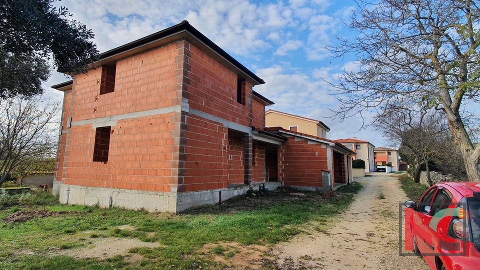 Marčana, casa in vendita in fase di costruzione grezza, 178m2 su un terreno di 394m2 #vendita