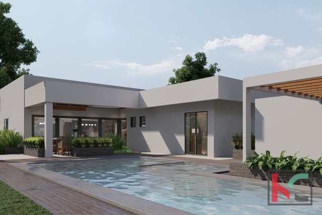 Istria, Kanfanar, Luxury villa with swimming pool under construction, #sale