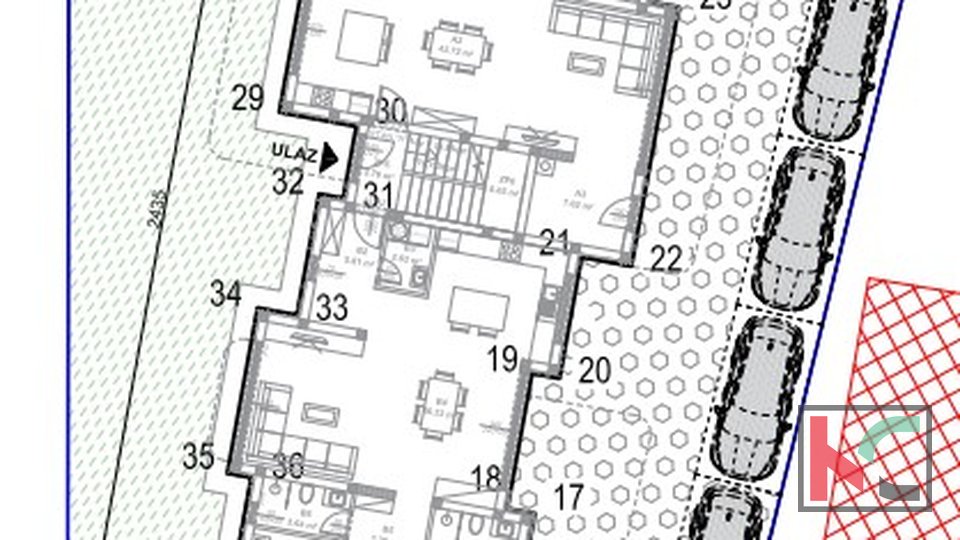 Ровинь, Борик, роскошная квартира на первом этаже с просторным садом, рядом с пляжем #продажа