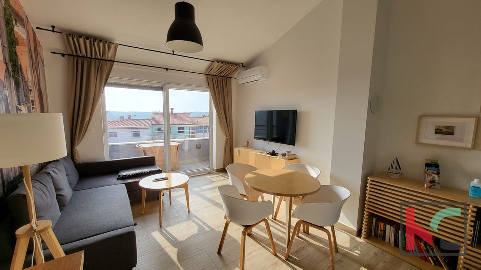 Pula, Veruda, a beautiful sunny apartment in a new building of 42.50 m2 in a top location # exclusive sale