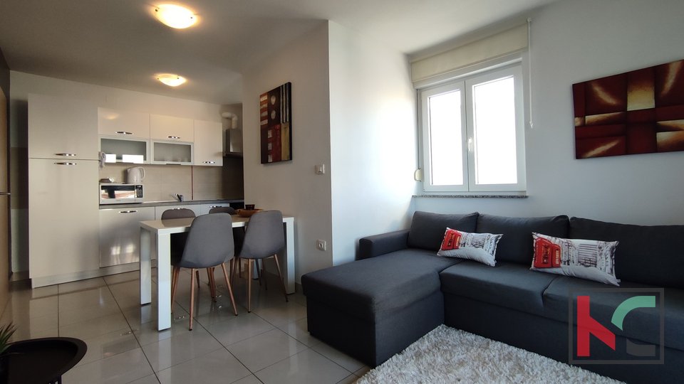 Istria, Ližnjan, apartment 1SS+DB, 1st floor, terrace with sea view, #sale