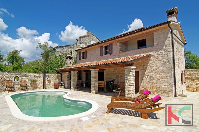 Istria, Barban, villa in pietra d'Istria con piscina, #vendita