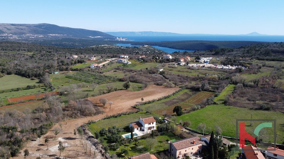 Istria, Rakalj, building plot 900m2, sea view, #sale