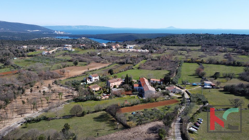 Istria, Rakalj, building plot 900m2, sea view, #sale