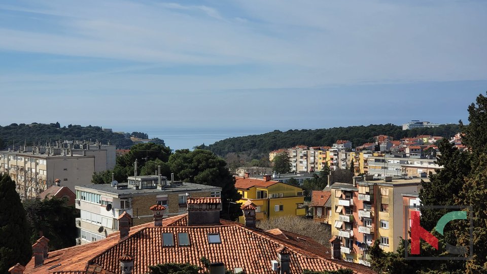 Pula, Veruda, family three-room apartment 74.30m2 in an ideal location with a sea view, #sale