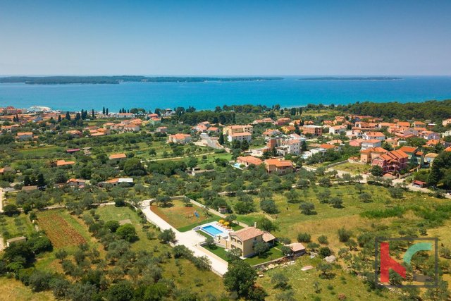 Istrien, Fažana, luxuriöse Villa in Fažana umgeben von Natur auf 2200m2 Garten, #verkaufen