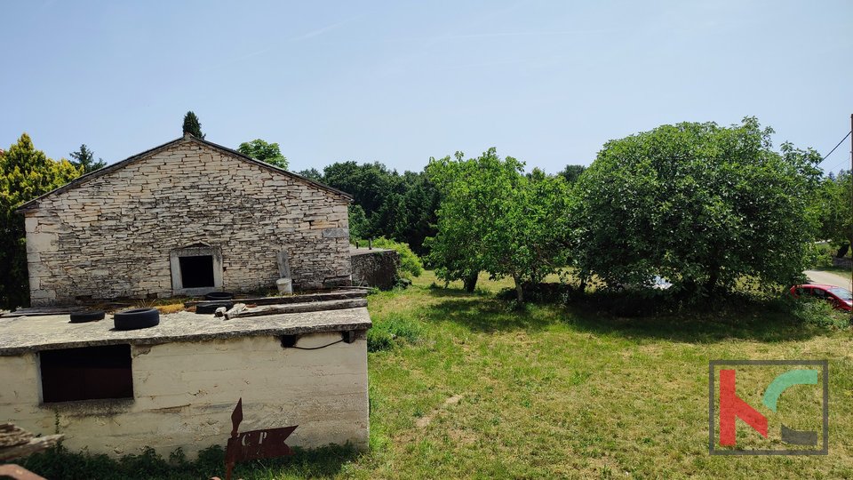 Istria, Svetvinčenat, two Istrian autochthonous stone houses with a garden, #sale