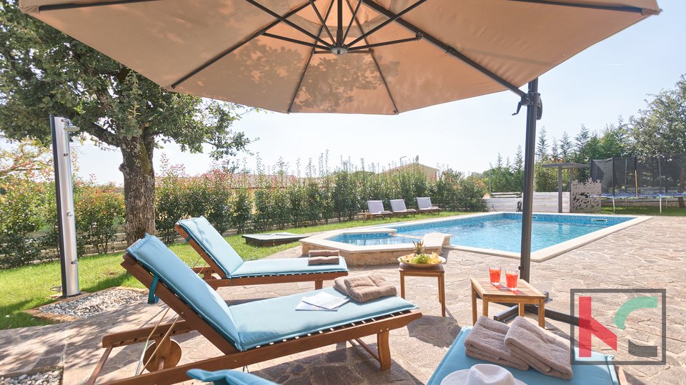 Istria, Žminj, holiday house with pool, 5 bedrooms, 4 bathrooms, landscaped garden, #sale