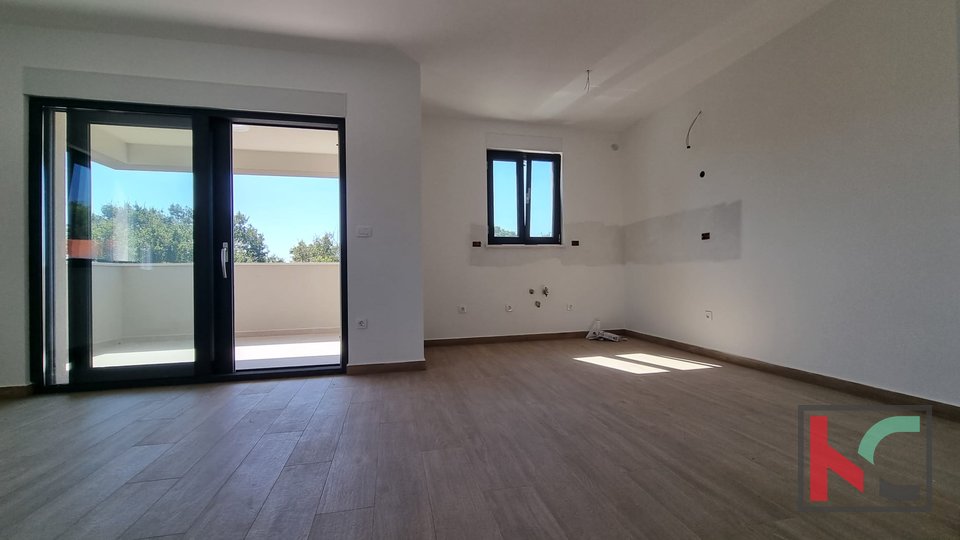 Istria, Medulin, Pomer, apartment in a new building, 90m2 with two parking spaces #sale