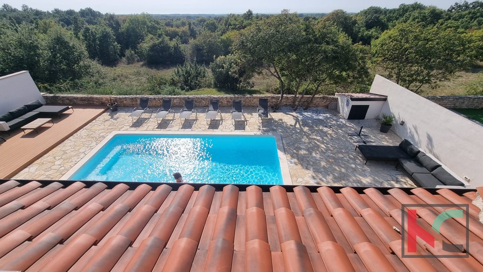 Istria, Svetvinčenat, stone villa with pool, #sale