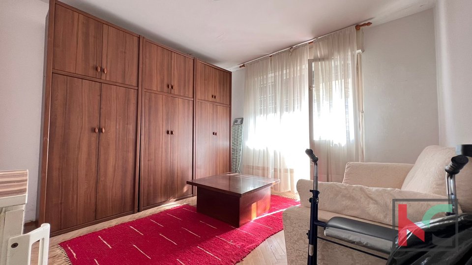 Пула, Веруда, семейная квартира 2 спальни + ванная комната, вид на море #продажа