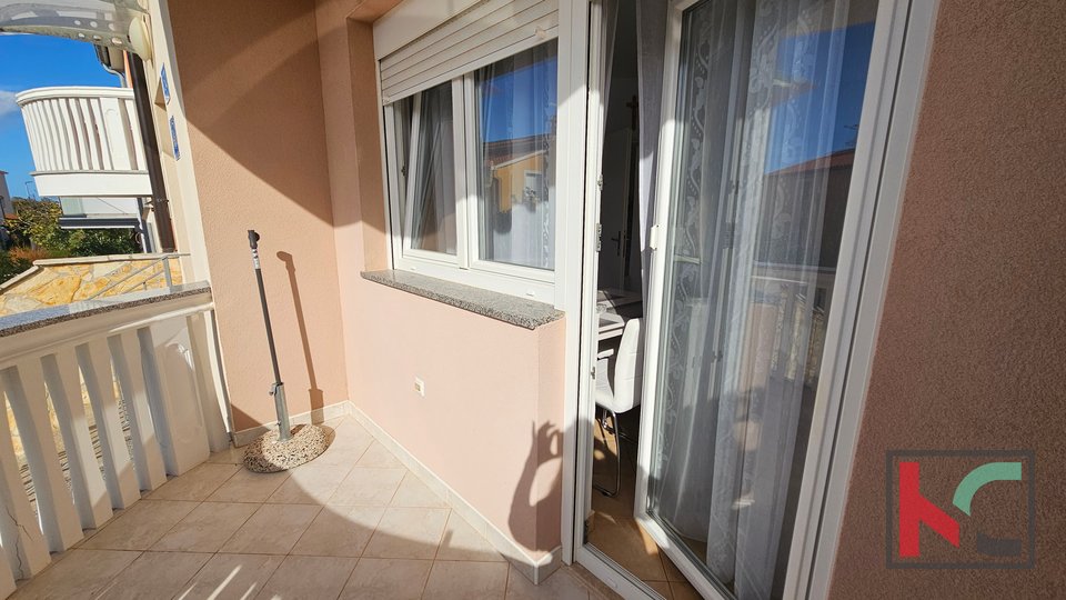 Истрия, Медулин, 1 комнатная квартира с балконом, 200 метров от пляжа, #продажа