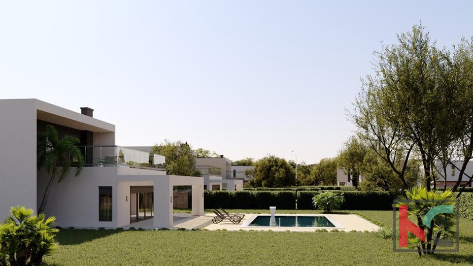 Istria, Sanvincenti, villa di lusso in costruzione con piscina #vendita
