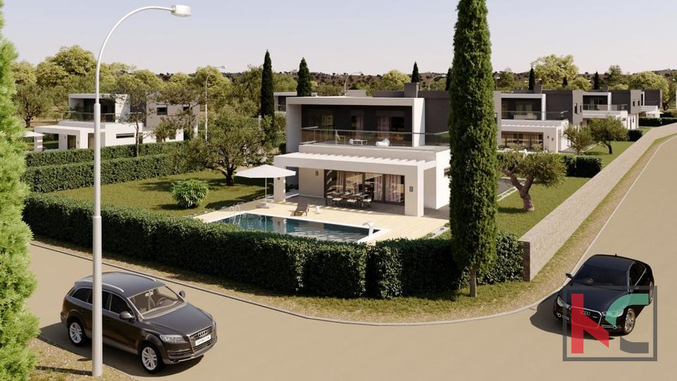 Istrien, Svetvinčenat, im Bau befindliche Luxusvilla mit Swimmingpool #Verkauf