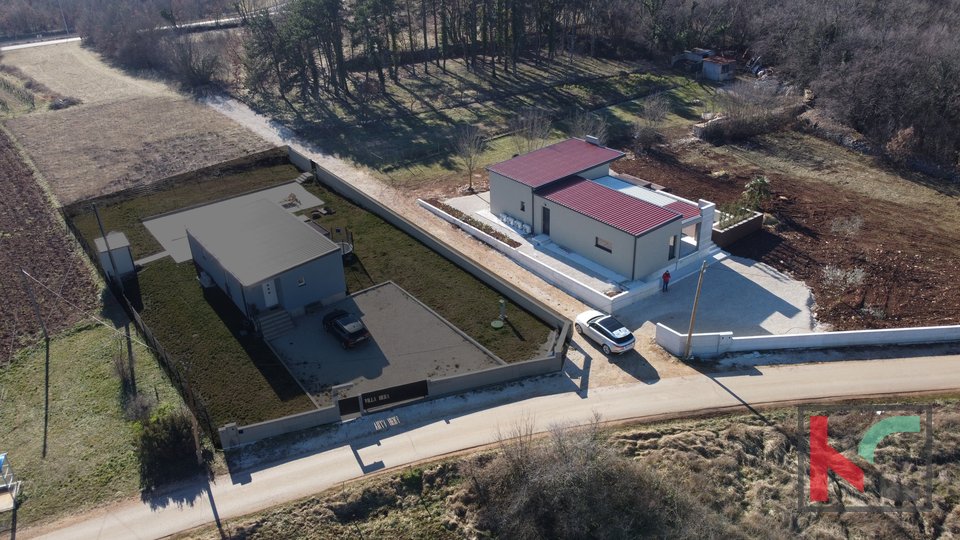 Istra, nedaleko Žminja nova samostojeća kuća sa bazenom, #prodaja