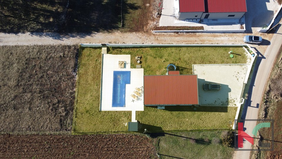 Istra, nedaleko Žminja nova samostojeća kuća sa bazenom, #prodaja