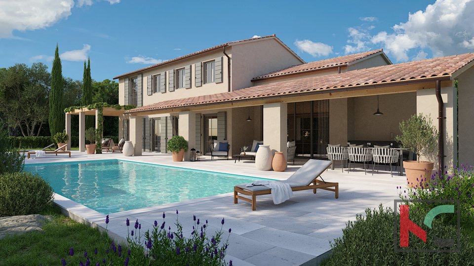 Istria, Gračišće, casa vacanze con piscina in costruzione, giardino 1000m2, #vendita