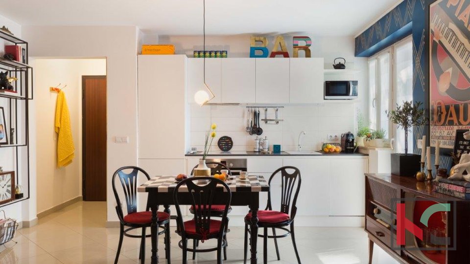 Rovinj, two-room apartment on the ground floor 45m2 with parking space #sale