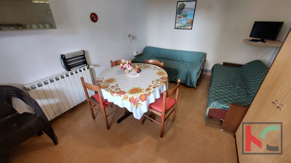 Истрия, Премантура, квартира 1 спальня + гостиная 44,31 м2 в 400 метрах от пляжа, #продажа