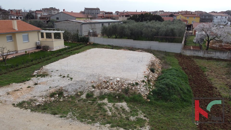 Istria - Vodnjan building plot 486m2 with valid building permit and sea view, #sale