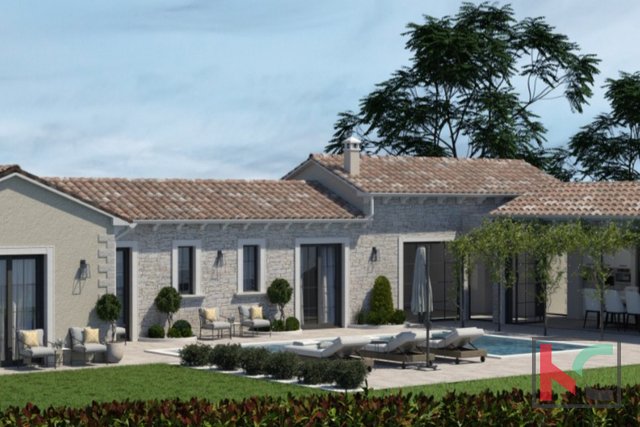 Istria, Antignana, villa in pietra in costruzione 170m2, #vendita