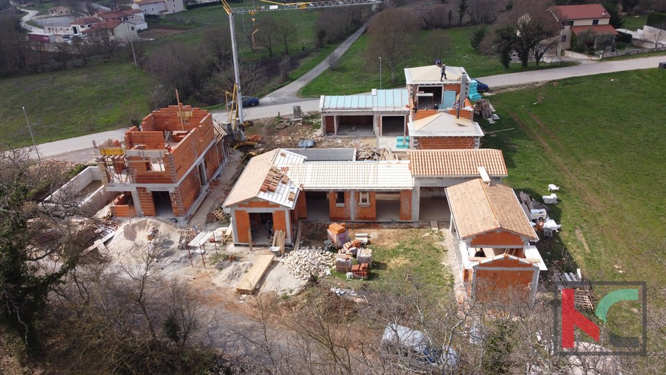 Istria, Tinjan, stone villa under construction 170m2, #sale