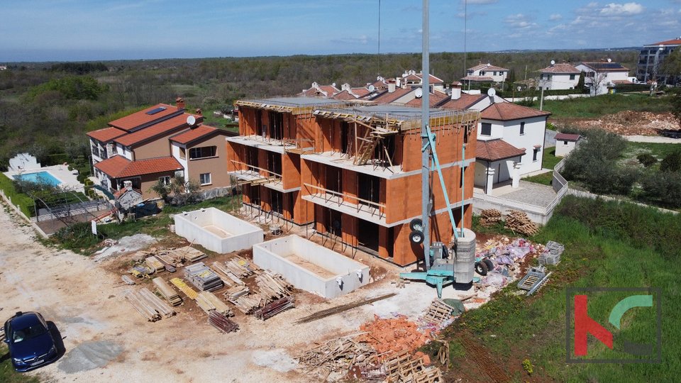 Istria, Poreč area, villa under construction with sea view, #sale