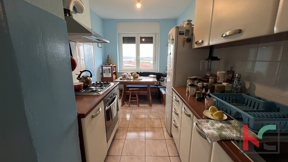 Pula, Stoja, trisobno družinsko stanovanje, 2s, 59,24 m2, pogled na morje #prodaja