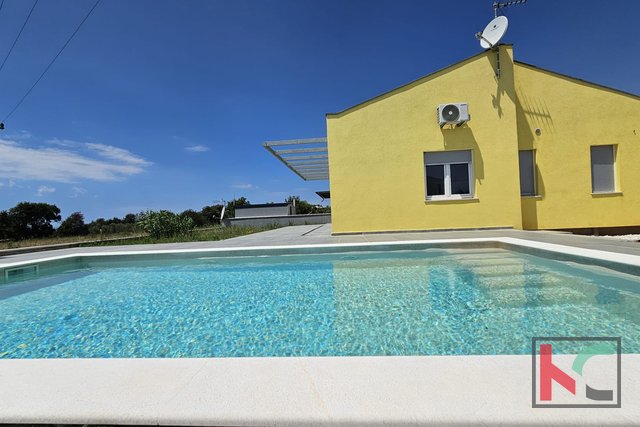 Istrien, Vodnjan, Erdgeschoss 103 m2 mit Pool und Garten, Meerblick, #verkauf