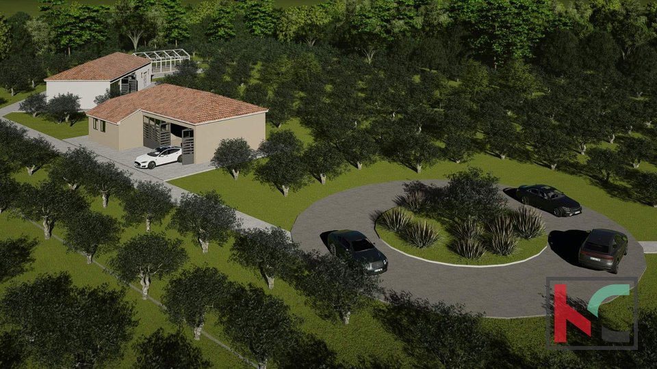 Istria, Barbana, proprietà con casa Rohbau e permesso di costruire su un terreno di 14050m2 #vendita