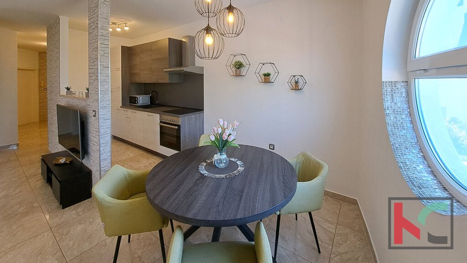 Istra, Medulin, elegantan trosobni apartman, pogled more, 200 m od plaže #prodaja