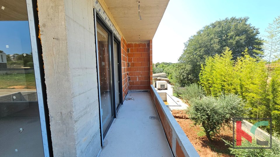 Istria, Medulin, semi-detached house under construction with pool and garden, garage, near the sea, #sale