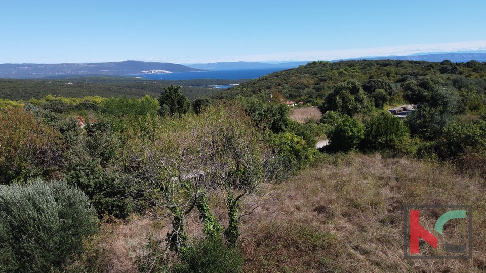 Istria, Kavran, building plot 749m2 with sea view, #sale